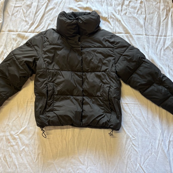 Roxy Jackets & Blazers - Roxy Charcoal Puffer Jacket